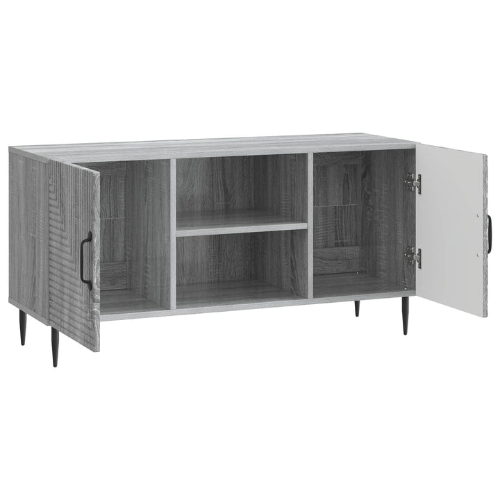 TV-skab Grå sonoma-eg 102 x 34,5 x 50 cm Konstrueret træ