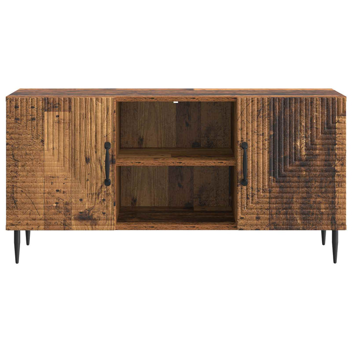TV-skab Gammelt træ 102 x 34,5 x 50 cm Konstrueret træ