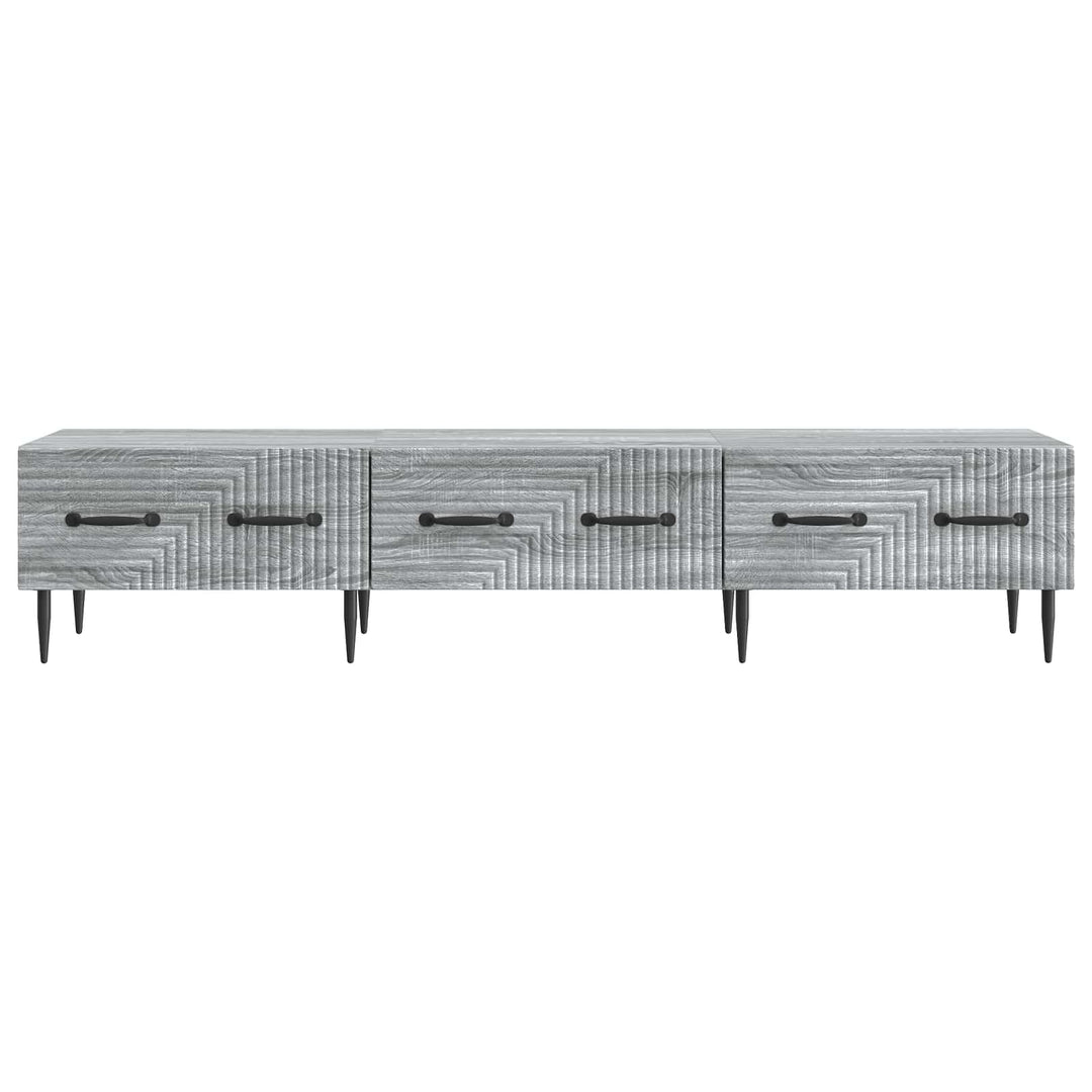 TV-skab Grå sonoma-eg 147 x 34,5 x 30 cm Konstrueret træ