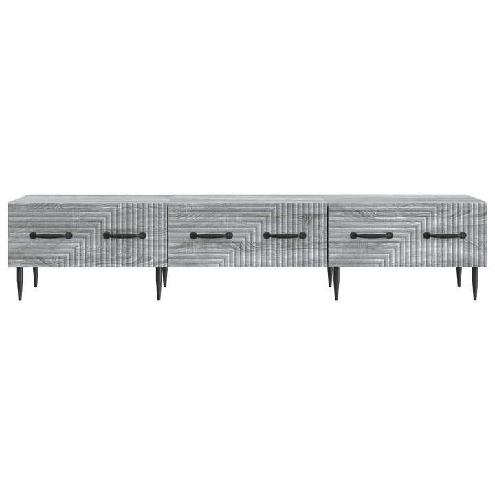 TV-skab Grå sonoma-eg 147 x 34,5 x 30 cm Konstrueret træ