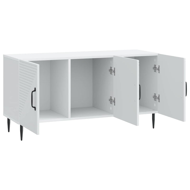 TV-skab Hvid 99 x 34,5 x 50 cm Konstrueret træ