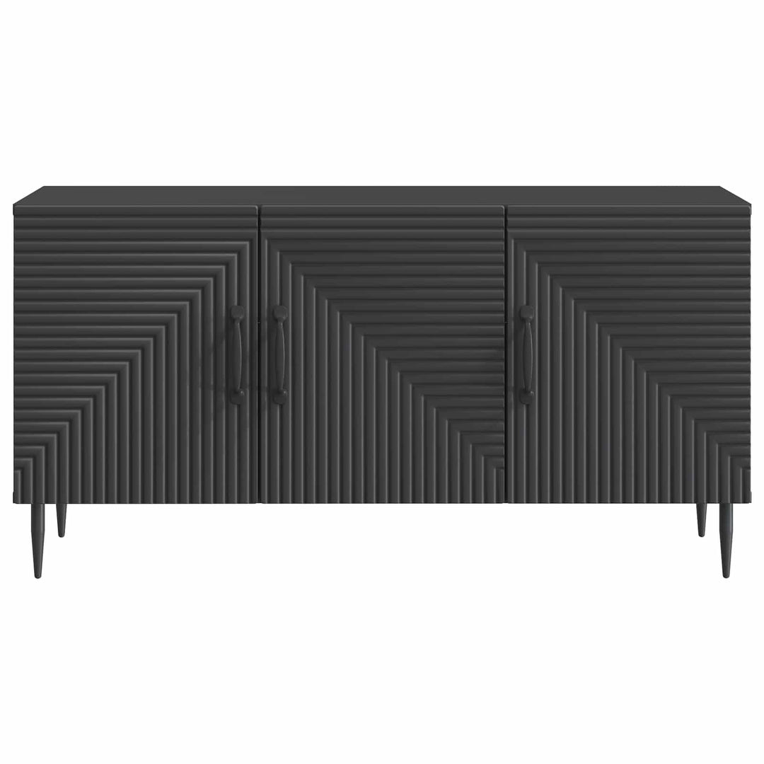 TV-skab Sort 99 x 34,5 x 50 cm Konstrueret træ