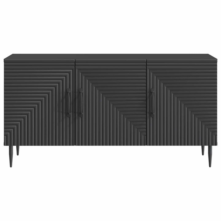 TV-skab Sort 99 x 34,5 x 50 cm Konstrueret træ