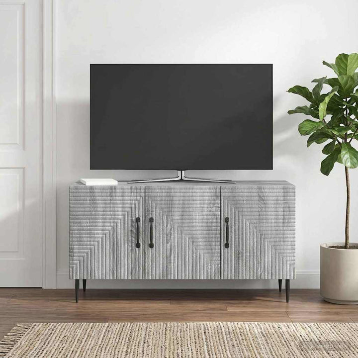 TV-skab Grå sonoma-eg 99 x 34,5 x 50 cm Konstrueret træ