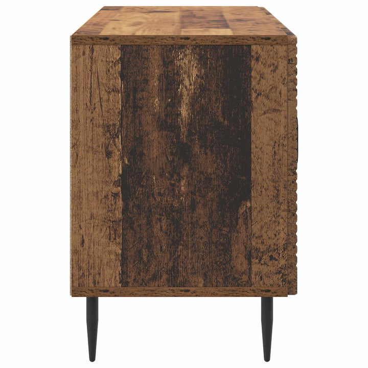 TV-skab Gammelt træ 99 x 34,5 x 50 cm Konstrueret træ