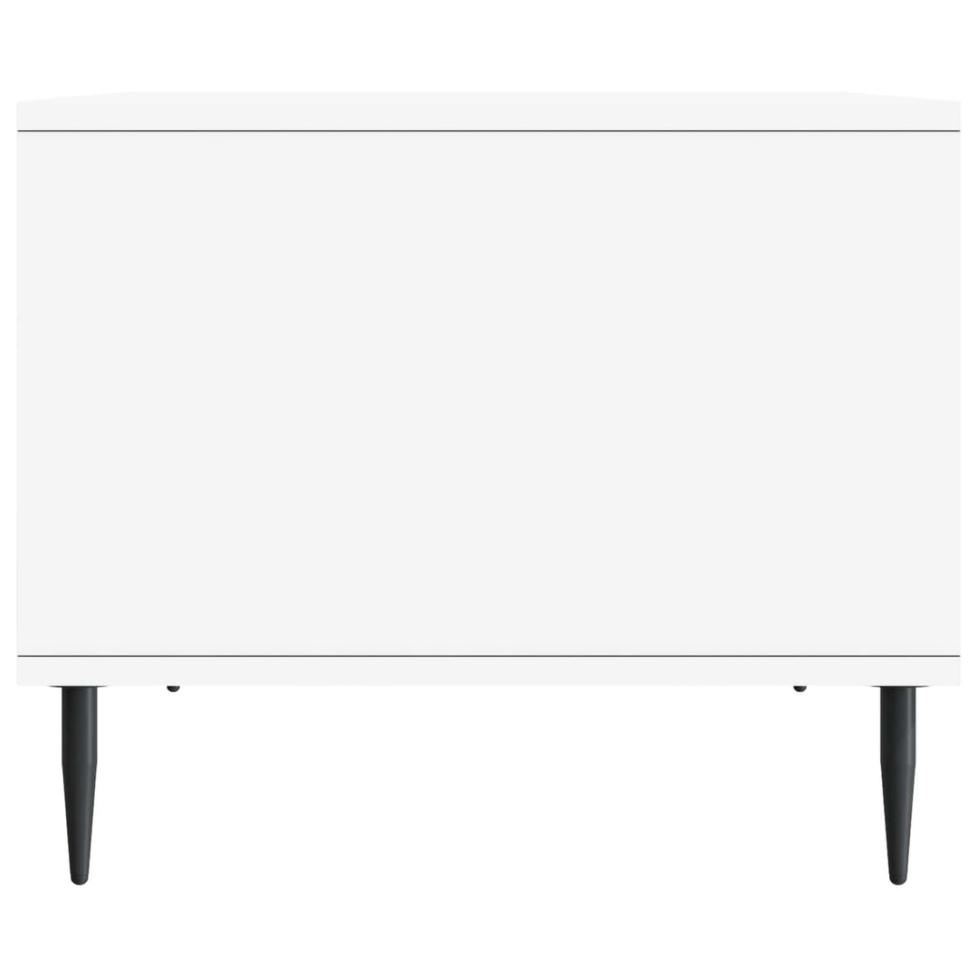 Sofabord Hvid 90 x 50 x 40 cm Konstrueret træ