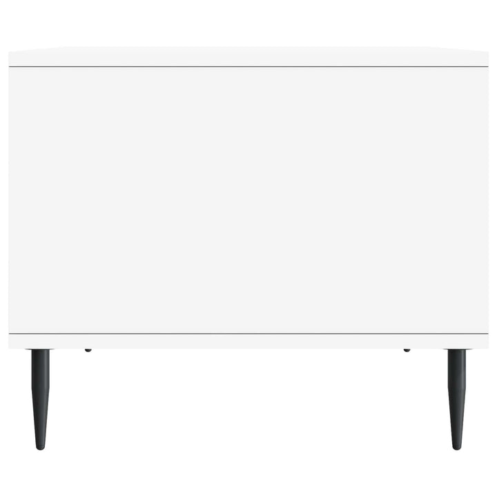 Sofabord Hvid 90 x 50 x 40 cm Konstrueret træ