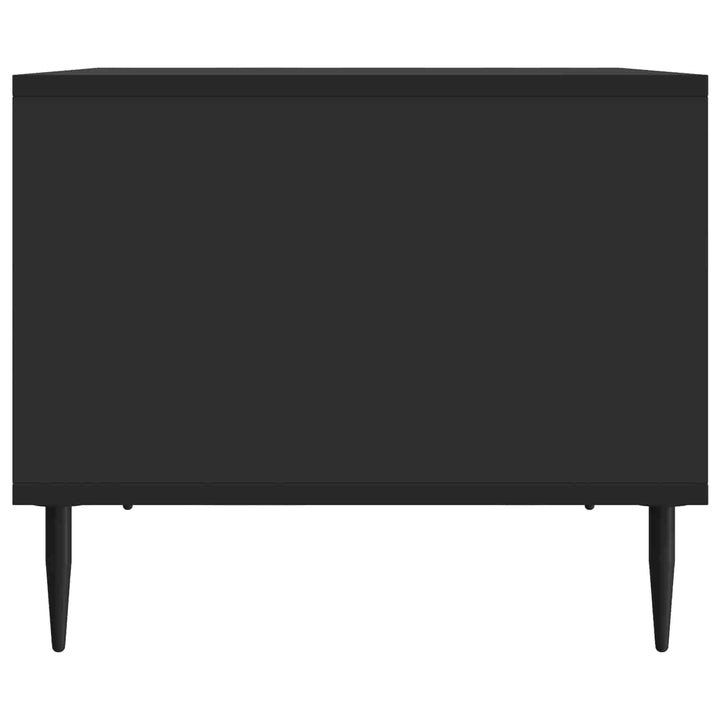 Sofabord Sort 90 x 50 x 40 cm Konstrueret træ