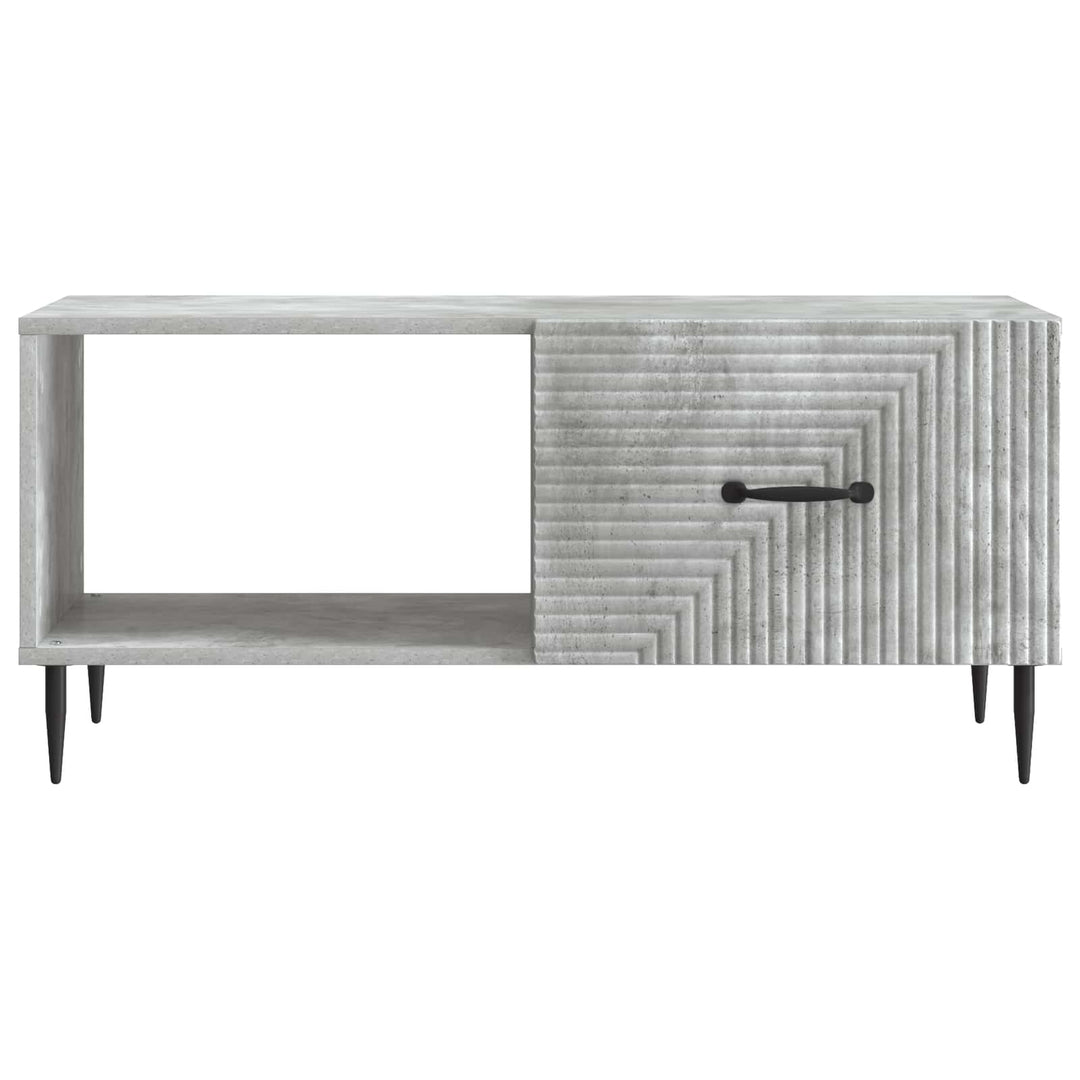 Sofabord Betongrå 90 x 50 x 40 cm Konstrueret træ