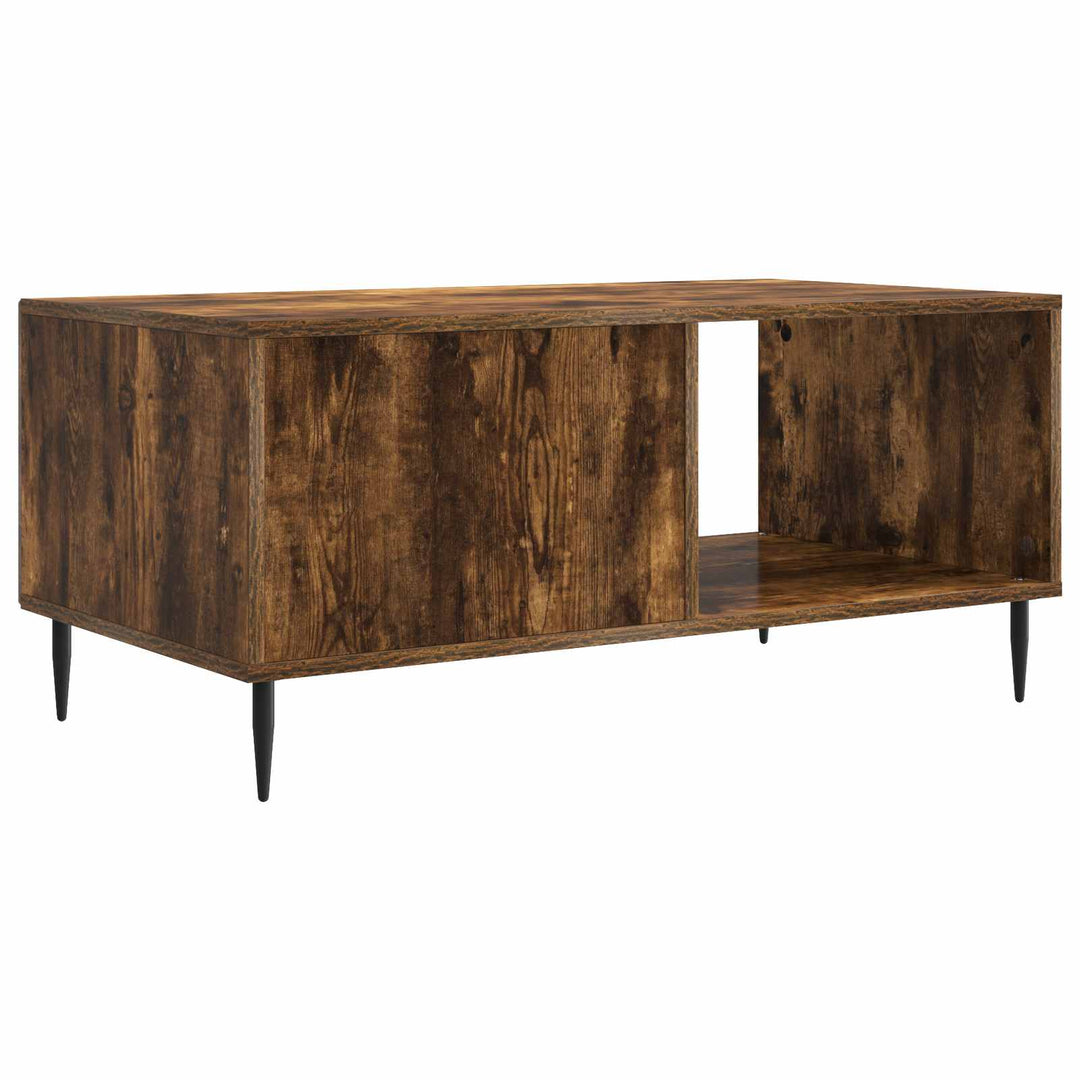 Sofabord Røget eg 90 x 50 x 40 cm Konstrueret træ