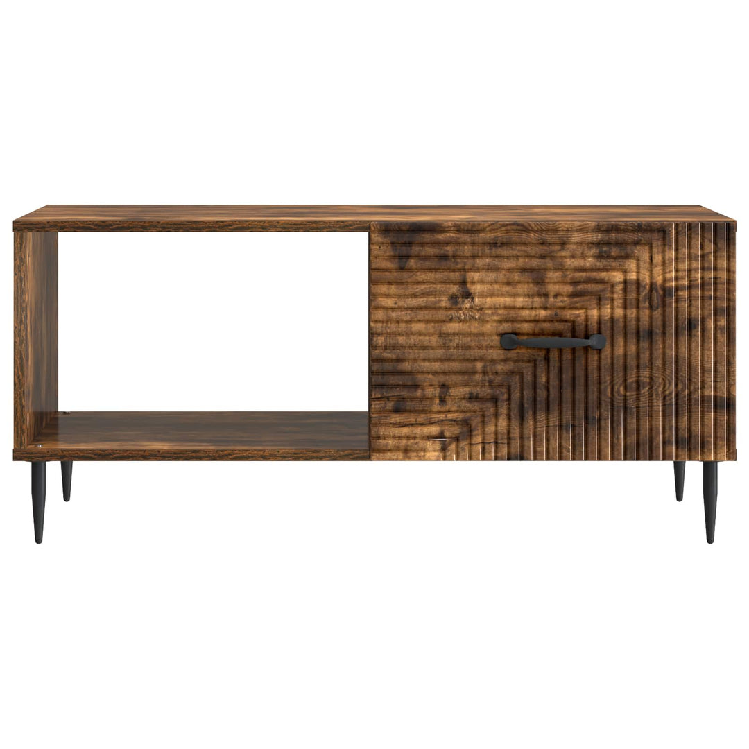 Sofabord Røget eg 90 x 50 x 40 cm Konstrueret træ