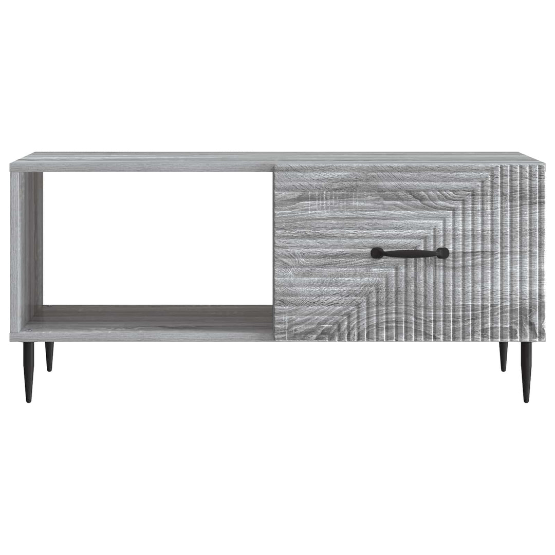 Sofabord Grå sonoma-eg 90 x 50 x 40 cm Konstrueret træ