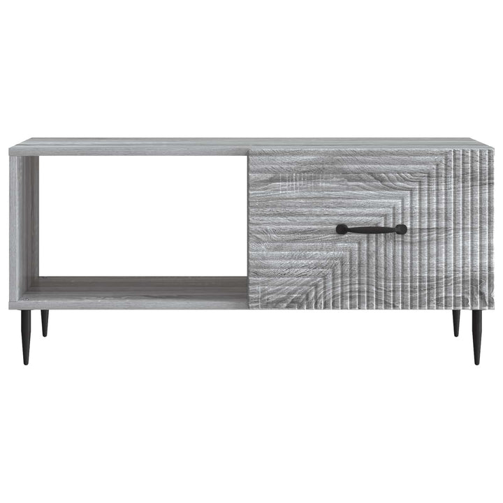 Sofabord Grå sonoma-eg 90 x 50 x 40 cm Konstrueret træ