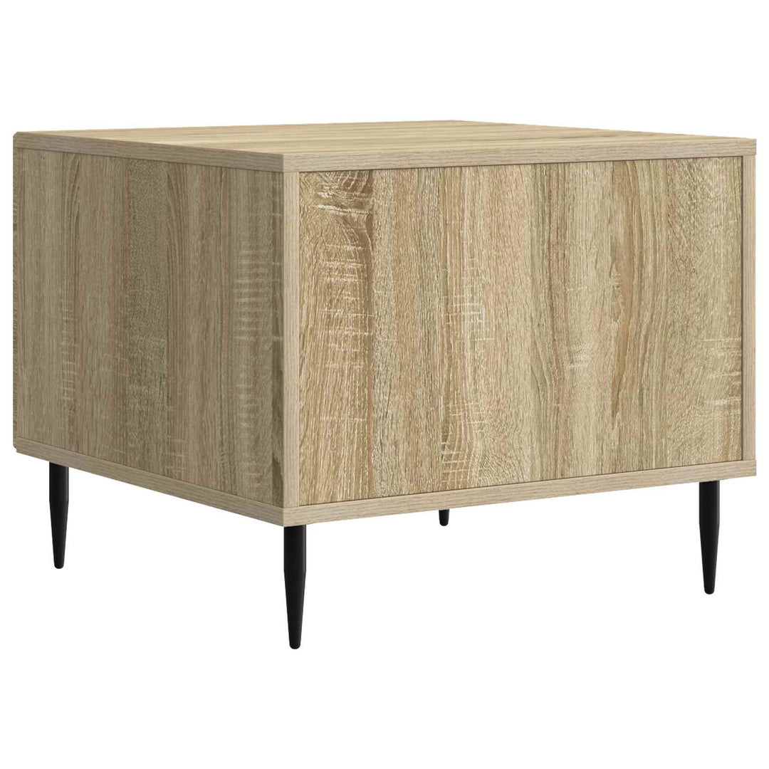 Sofabord med skuffe Sonoma-eg 49 x 50 x 40 cm Konstrueret træ