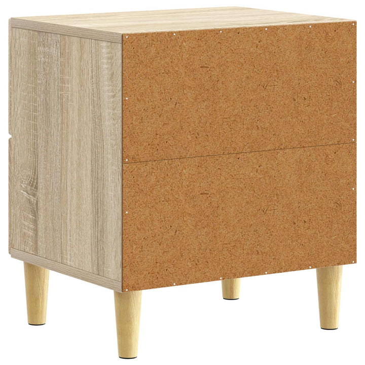 Sengebord Sonoma-eg 43 x 34,5 x 48 cm Konstrueret træ