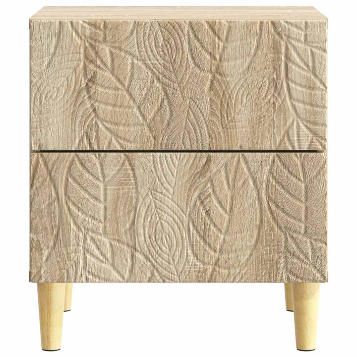 Sengebord Sonoma-eg 43 x 34,5 x 48 cm Konstrueret træ