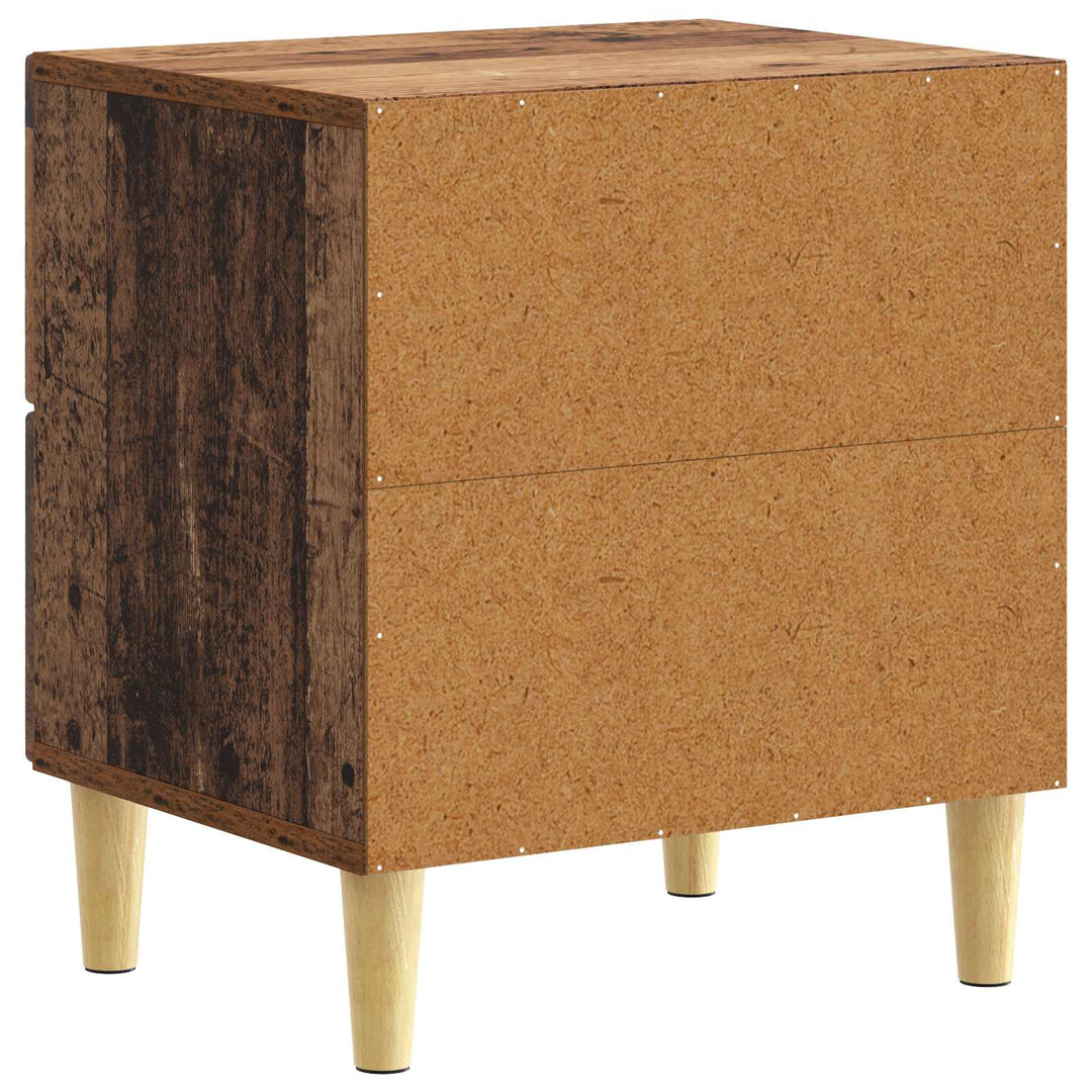 Sengebord Gammelt træ 43 x 34,5 x 48 cm Konstrueret træ