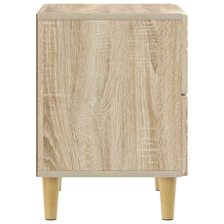 Sengebord Sonoma-eg 62 x 34,5 x 48 cm Konstrueret træ
