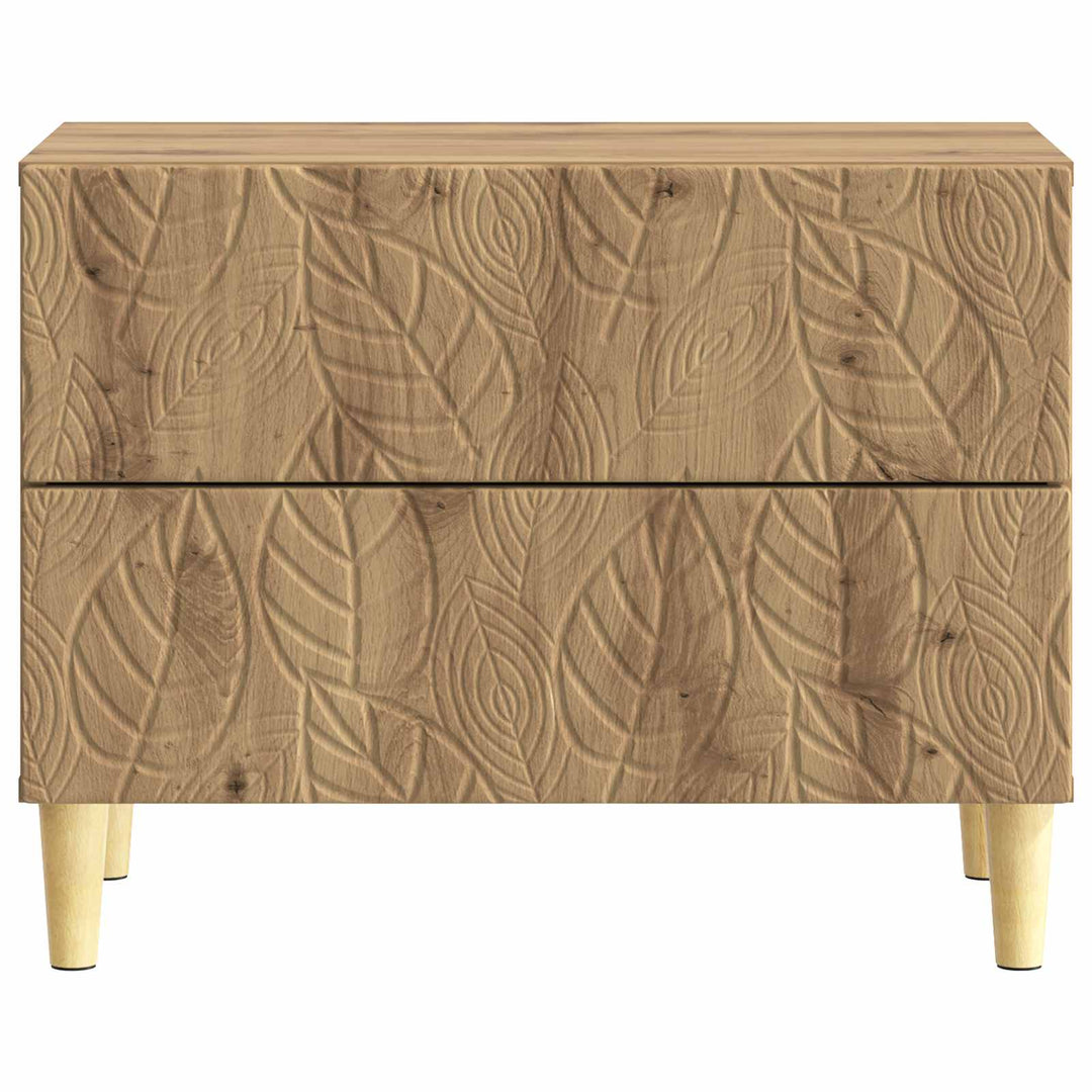 Sengebord Artisan-eg 62 x 34,5 x 48 cm Konstrueret træ