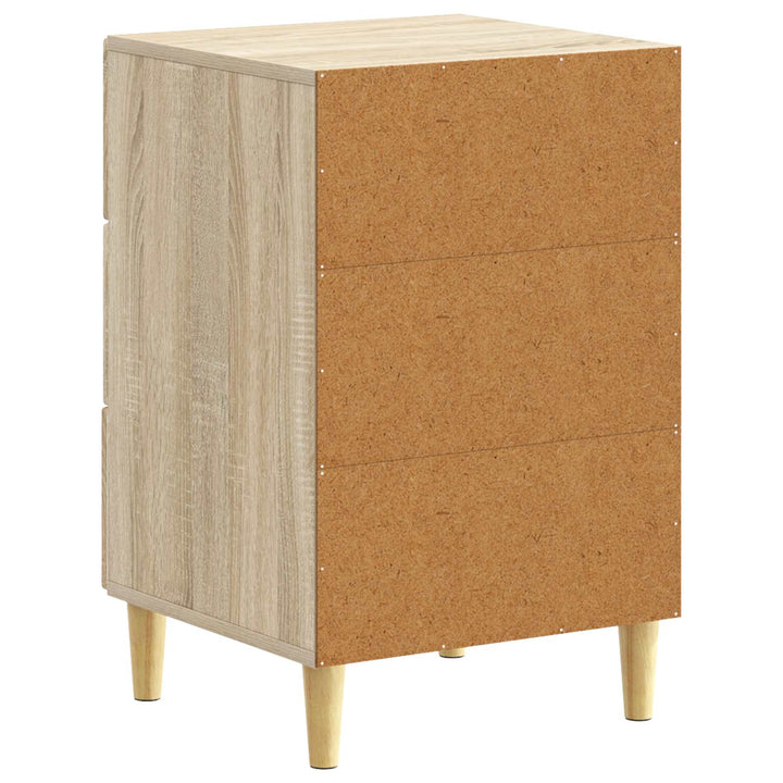 Sengebord Sonoma-eg 43 x 39,5 x 66,5 cm Konstrueret træ