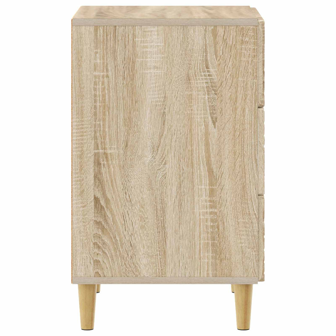 Sengebord Sonoma-eg 43 x 39,5 x 66,5 cm Konstrueret træ