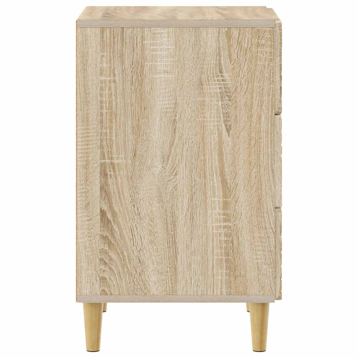 Sengebord Sonoma-eg 43 x 39,5 x 66,5 cm Konstrueret træ