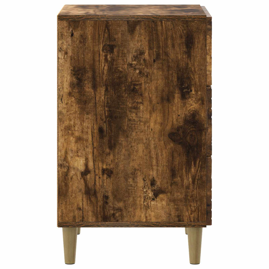 Sengebord Røget eg 43 x 39,5 x 66,5 cm Konstrueret træ