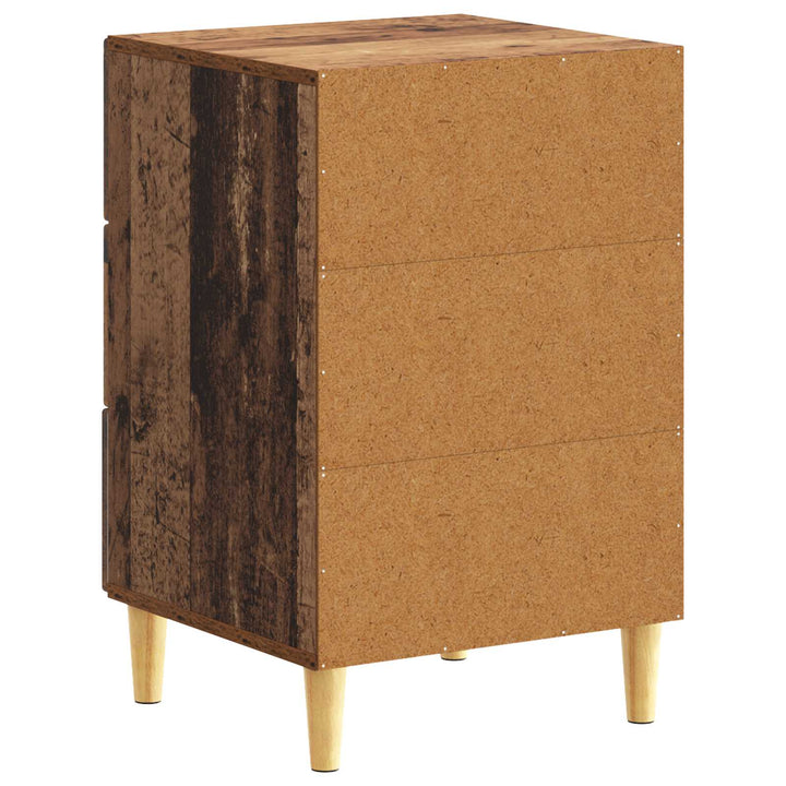 Sengebord Gammelt træ 43 x 39,5 x 66,5 cm Konstrueret træ