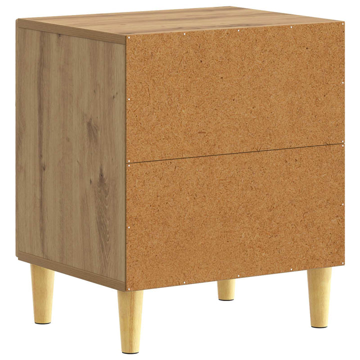 Sengebord Artisan-eg 43 x 34,5 x 50 cm Konstrueret træ