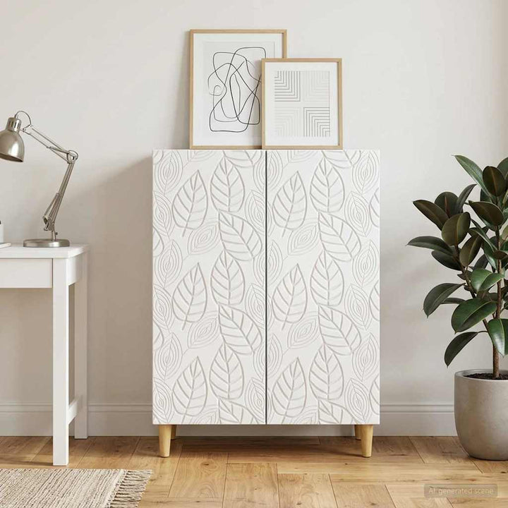 Sideboard Hvid 66 x 34,5 x 90 cm Konstrueret træ