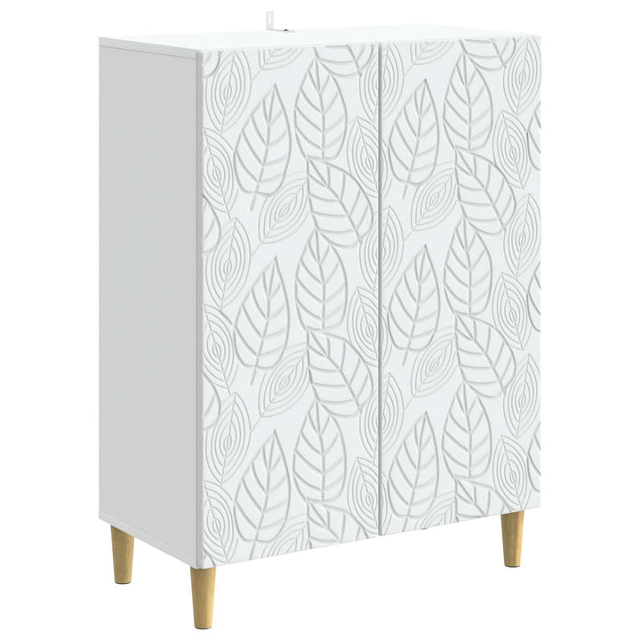 Sideboard Hvid 66 x 34,5 x 90 cm Konstrueret træ