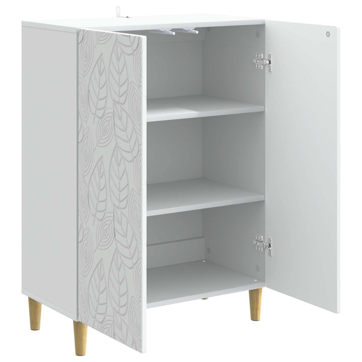 Sideboard Hvid 66 x 34,5 x 90 cm Konstrueret træ