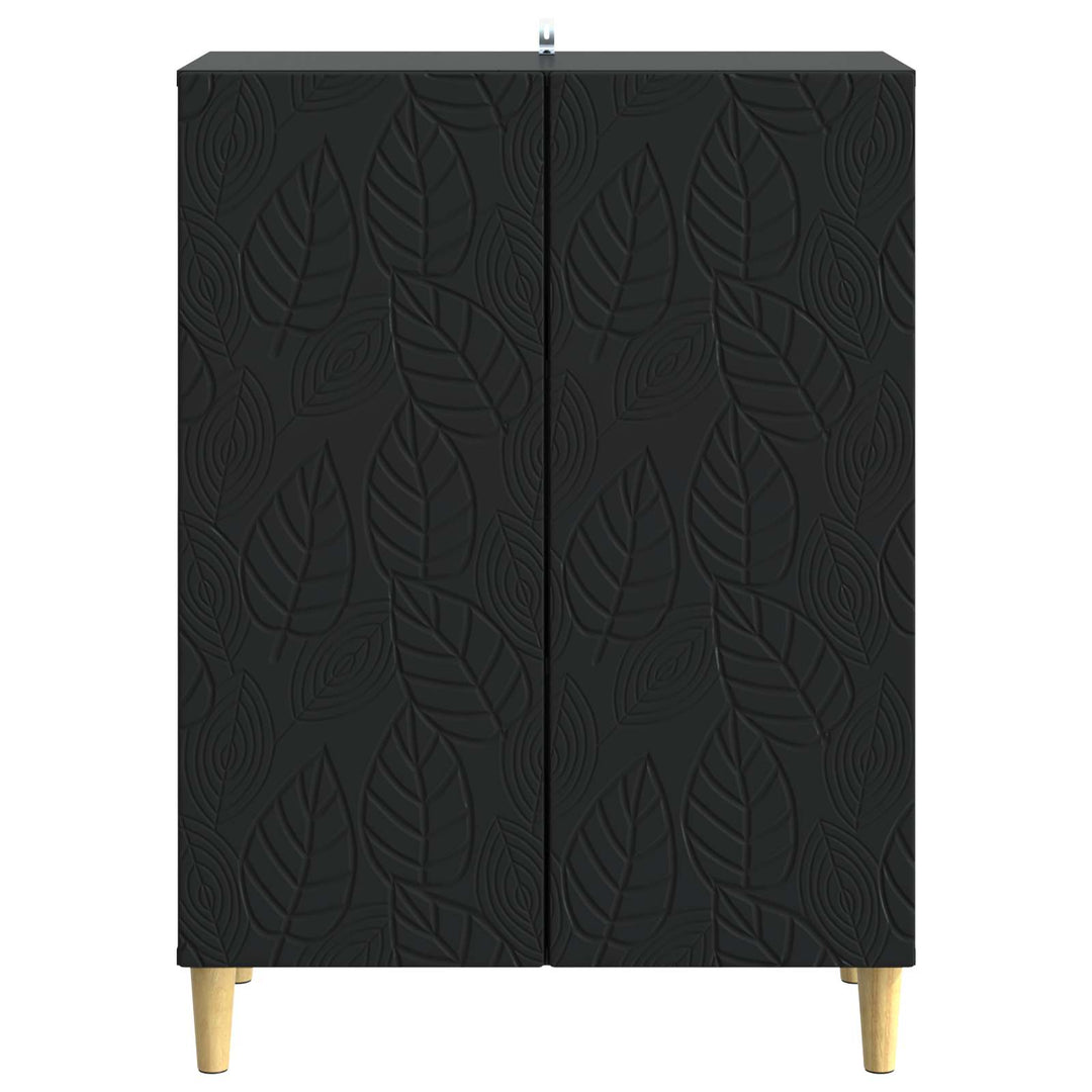 Sideboard Sort 66 x 34,5 x 90 cm Konstrueret træ