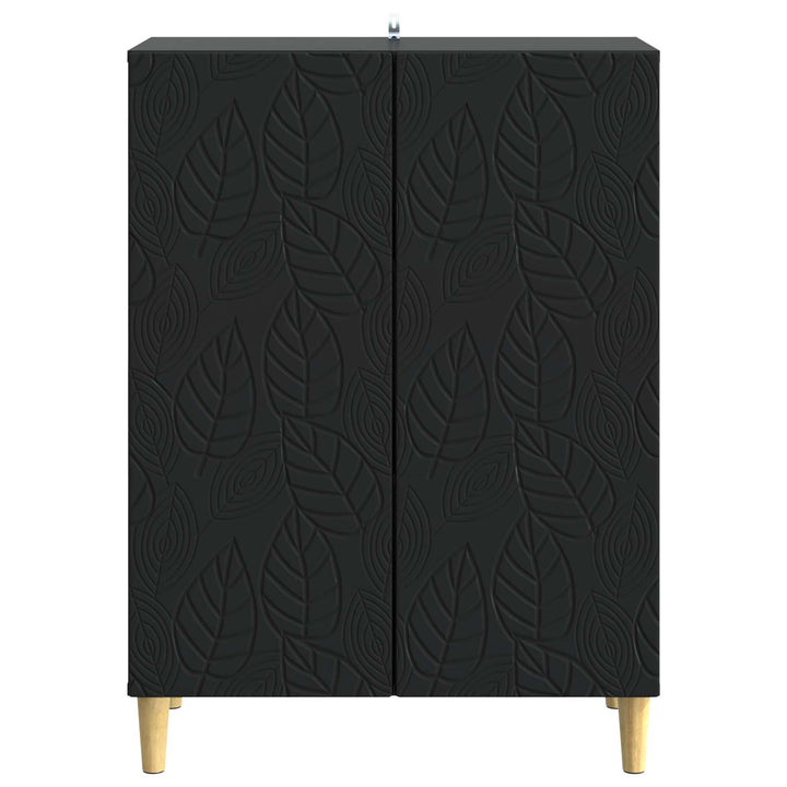 Sideboard Sort 66 x 34,5 x 90 cm Konstrueret træ
