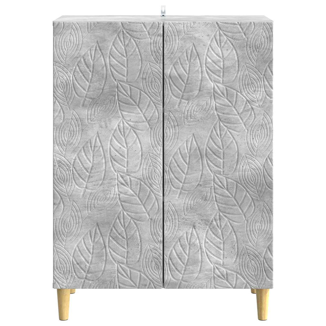 Sideboard Betongrå 66 x 34,5 x 90 cm Konstrueret træ