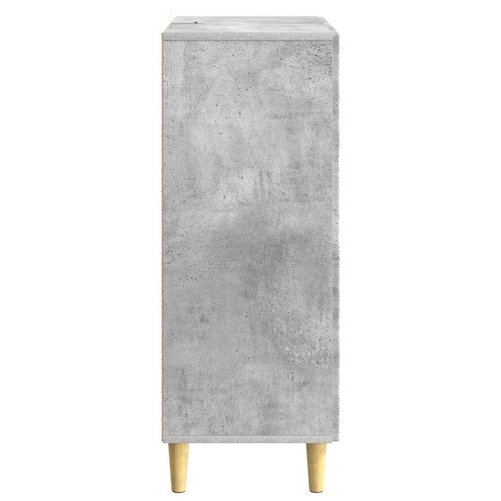 Sideboard Betongrå 66 x 34,5 x 90 cm Konstrueret træ