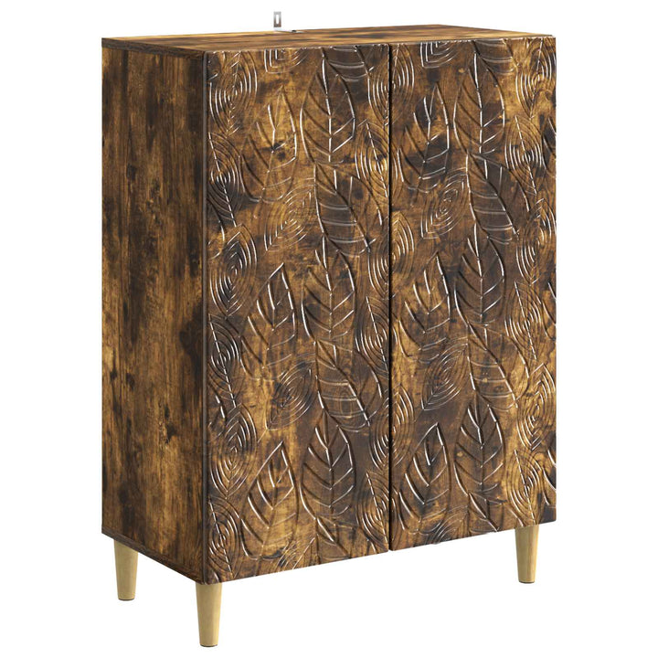 Sideboard Røget eg 66 x 34,5 x 90 cm Konstrueret træ