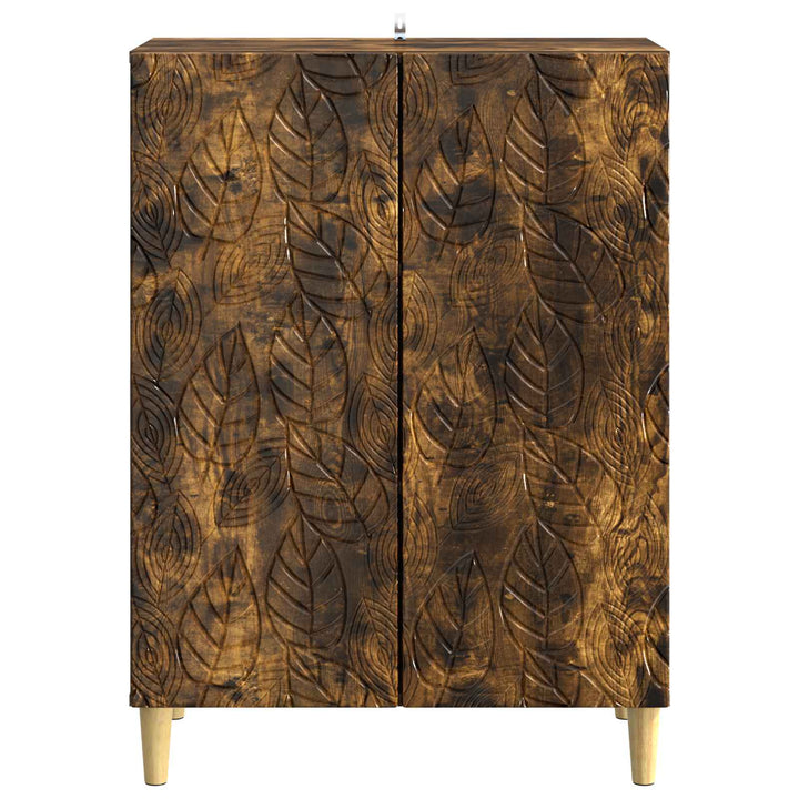 Sideboard Røget eg 66 x 34,5 x 90 cm Konstrueret træ