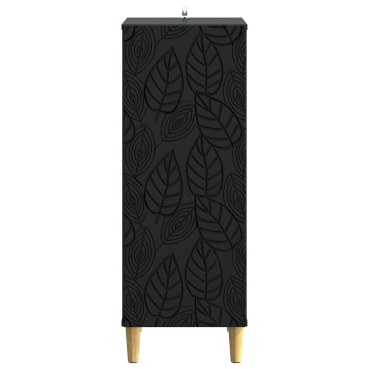 Sideboard Sort 33 x 34,5 x 90 cm Konstrueret træ