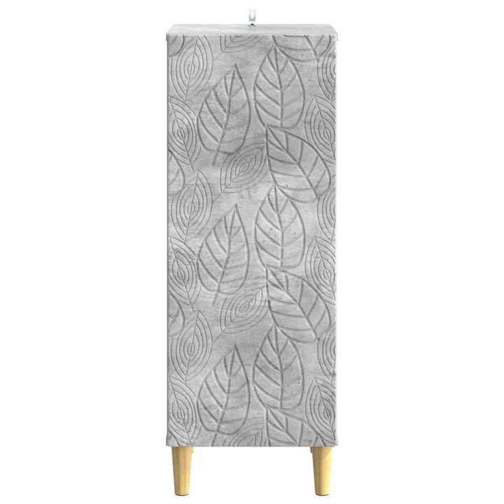 Sideboard Betongrå 33 x 34,5 x 90 cm Konstrueret træ