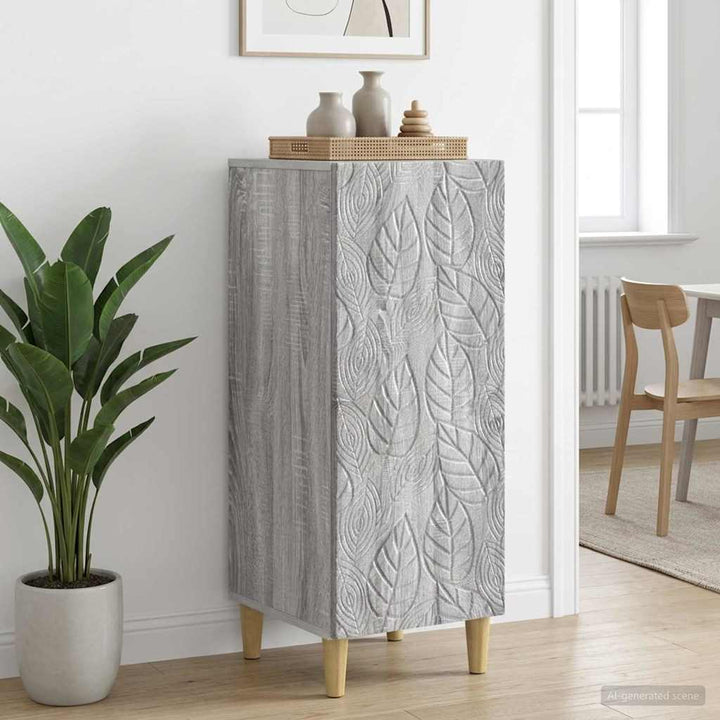 Sideboard Grå Sonoma 33 x 34,5 x 90 cm Konstrueret træ
