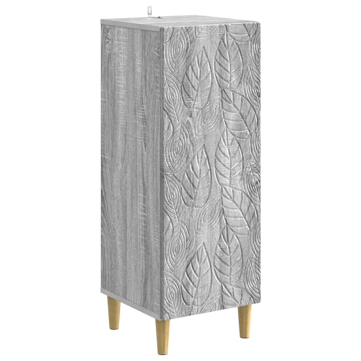Sideboard Grå Sonoma 33 x 34,5 x 90 cm Konstrueret træ