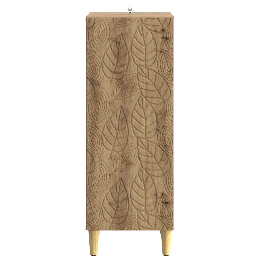 Sideboard Artisan-eg 33 x 34,5 x 90 cm Konstrueret træ