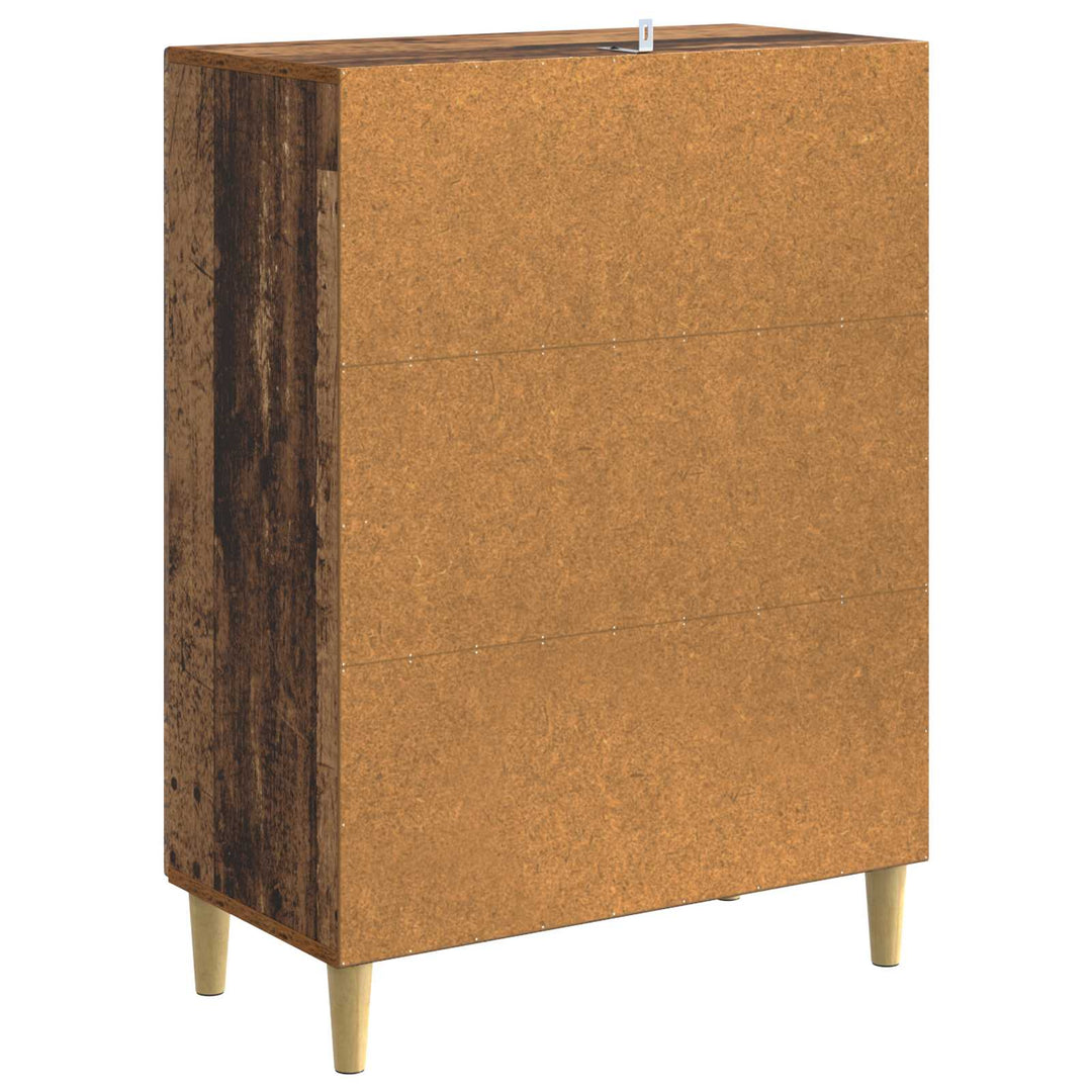 Skuffeskab Gammelt træ 66 x 34,5 x 90 cm Konstrueret træ