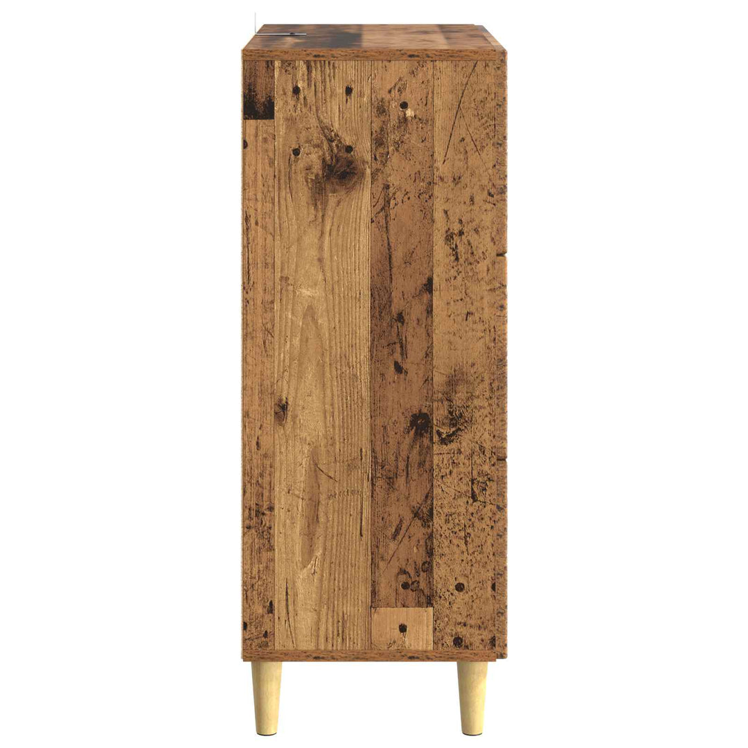 Skuffeskab Gammelt træ 66 x 34,5 x 90 cm Konstrueret træ
