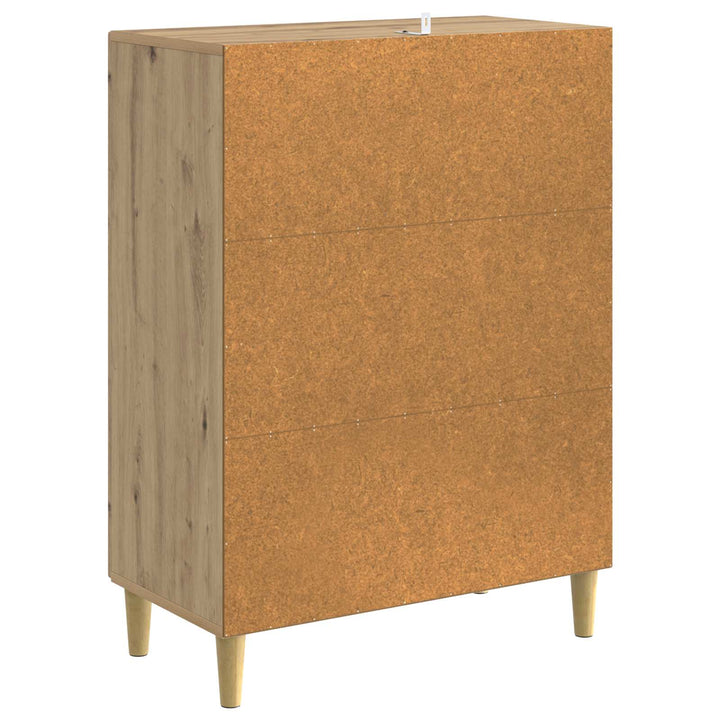 Skuffeskab 66 x 34,5 x 90 cm Konstrueret træ Artisan-eg
