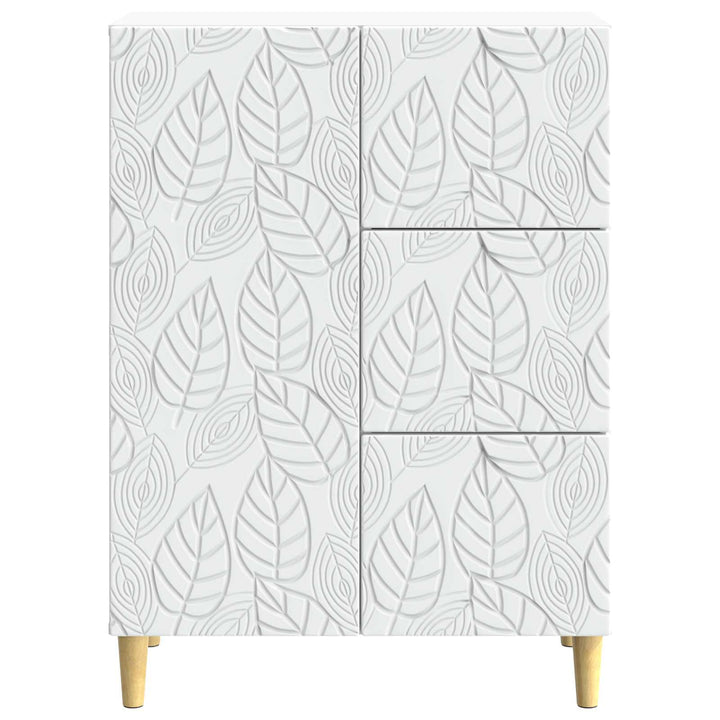 Sideboard Hvid 66 x 34,5 x 90 cm Konstrueret træ