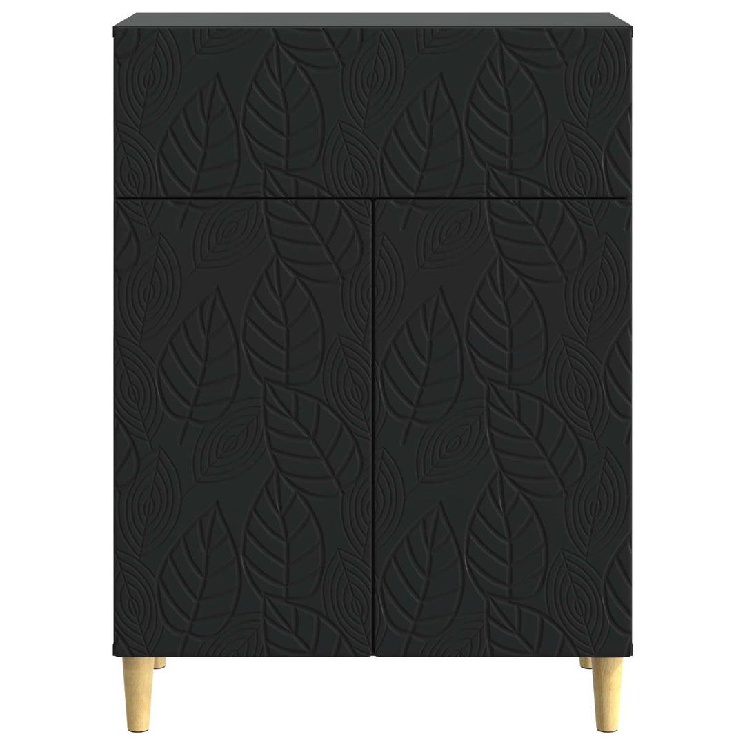 Sideboard Sort 66 x 34,5 x 90 cm Konstrueret træ