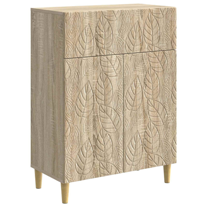 Sideboard Sonoma-eg 66 x 34,5 x 90 cm Konstrueret træ