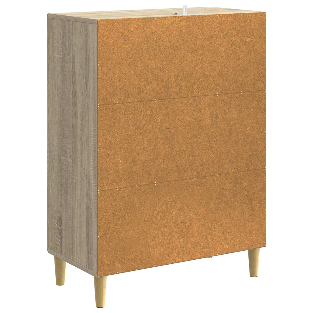 Sideboard Sonoma-eg 66 x 34,5 x 90 cm Konstrueret træ